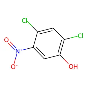 Phenol, 2,4-dichloro-5-nitro- structure