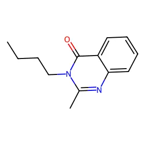 4-Quinazolone, 3-butyl-2-methyl structure