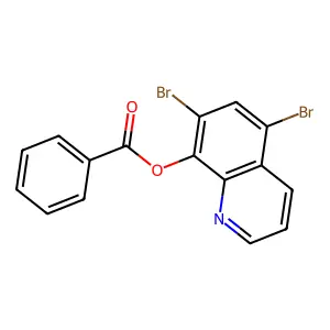 (5,7-Dibromoquinolin-8-yl) benzoate structure