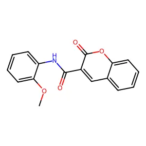 N-(2-methoxyphenyl)-2-oxo-2H-chromene-3-carboxamide structure