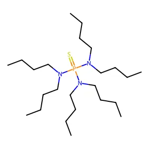 Hexabutylthiophosphoramide structure