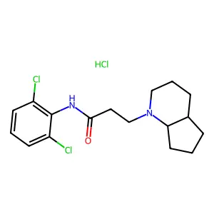 Oxyclothepin dimethanesulfonate structure