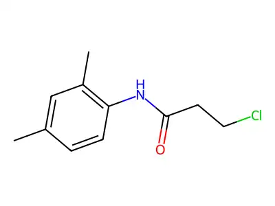 3-chloro-N-(2,4-dimethylphenyl)propanamide structure