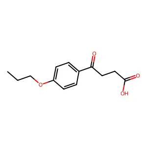 4-Oxo-4-(4-propoxyphenyl)butanoic acid structure