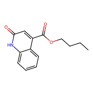 butyl 2-oxo-1H-quinoline-4-carboxylate structure