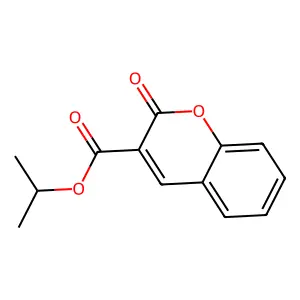 Isopropyl 2-oxo-2H-chromene-3-carboxylate structure