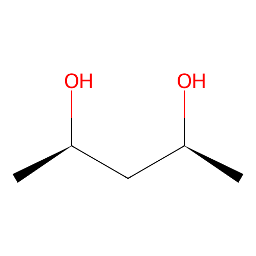 2,4-pentanediol, (R*,S*)- structure
