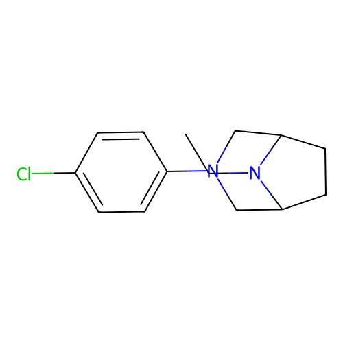 3-(4-Chlorophenyl)-8-ethyl-3,8-diazabicyclo[3.2.1]octane structure