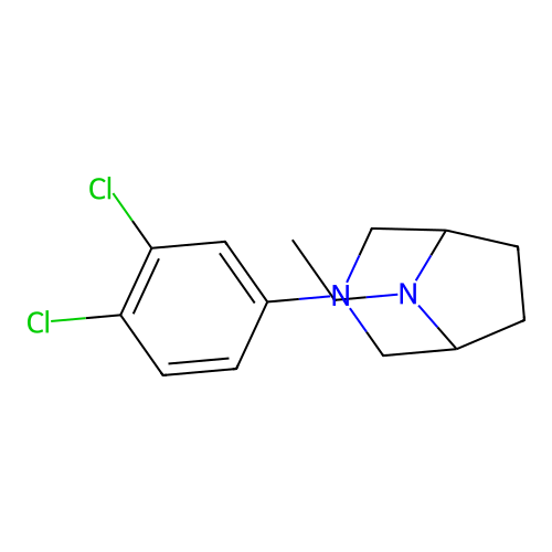 3-(3,4-Dichlorophenyl)-8-ethyl-3,8-diazabicyclo[3.2.1]octane structure
