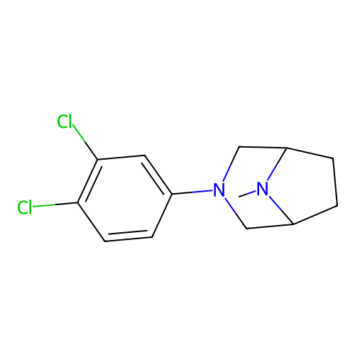 3-(3,4-Dichlorophenyl)-8-methyl-3,8-diazabicyclo[3.2.1]octane structure