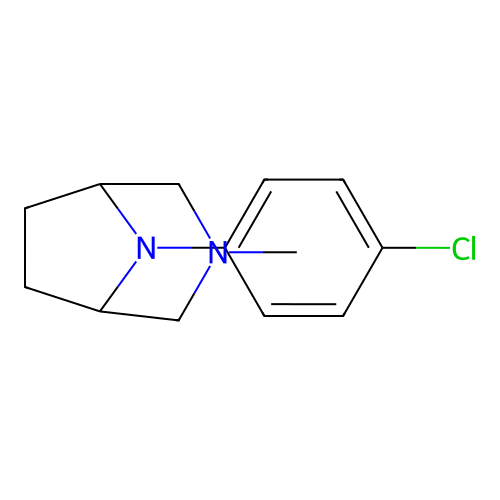 8-(4-Chlorophenyl)-3-methyl-3,8-diazabicyclo[3.2.1]octane structure