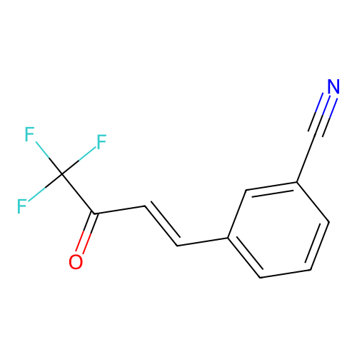 3-(4,4,4-Trifluoro-3-oxo-1-butenyl)benzonitrile structure
