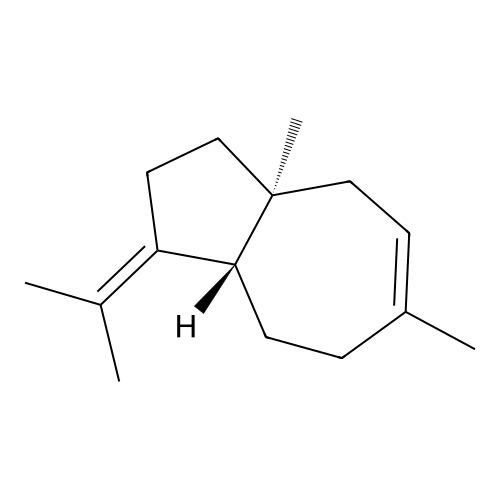 (3aS,8aS)-6,8a-Dimethyl-3-(propan-2-ylidene)-1,2,3,3a,4,5,8,8a-octahydroazulene structure