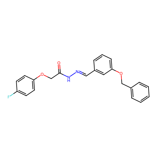 N'-(3-(Benzyloxy)benzylidene)-2-(4-fluorophenoxy)acetohydrazide structure