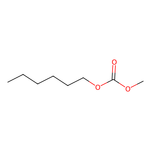 Carbonic acid, hexyl methyl ester structure