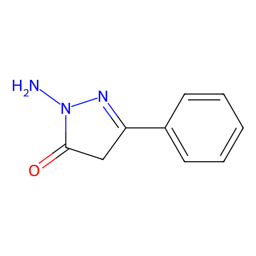 2-amino-5-phenyl-4H-pyrazol-3-one structure