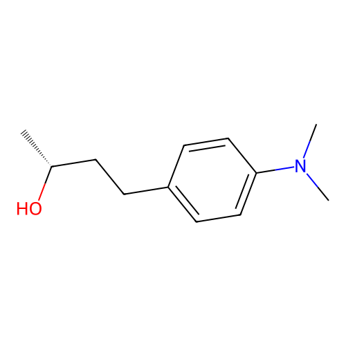 (2R)-4-[4-(dimethylamino)phenyl]butan-2-ol structure