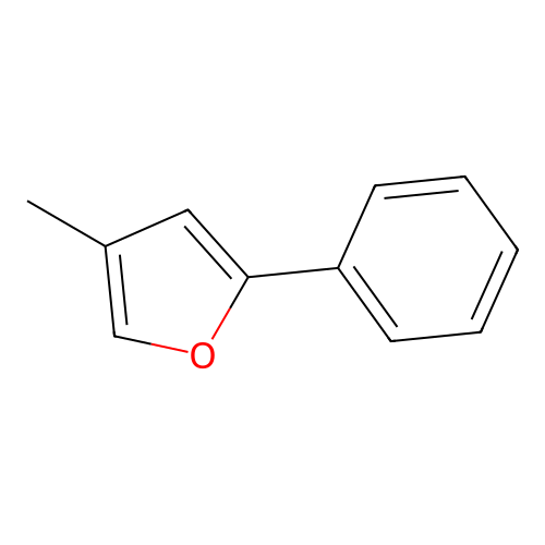 4-Methyl-2-phenylfuran structure