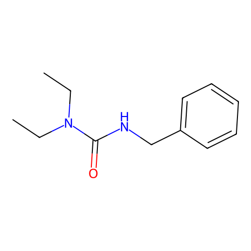 N,N-diethyl[benzylamino]carboxamide structure