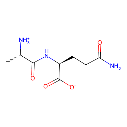 Alanylglutamine zwitterion structure