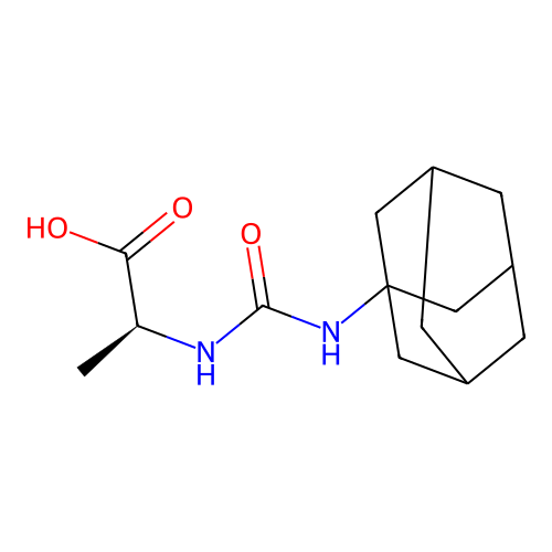 N-[(Adamantan-1-yl)carbamoyl]-L-alanine structure