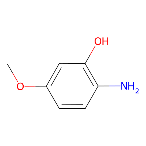 2-Amino-5-methoxyphenol structure