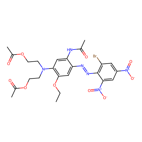 C.I. Disperse Blue 79 structure