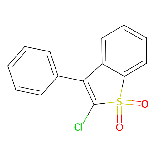2-Chloro-3-phenyl-1-benzothiophene 1,1-dioxide structure