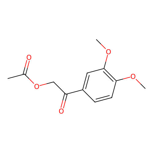 2-(3,4-Dimethoxyphenyl)-2-oxoethyl acetate structure