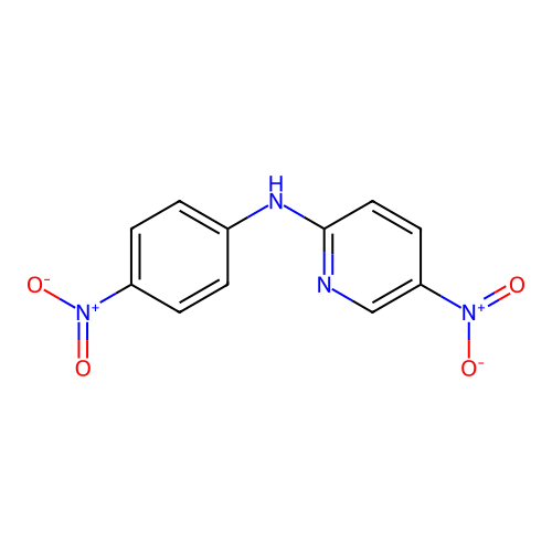5-nitro-N-(4-nitrophenyl)pyridin-2-amine structure