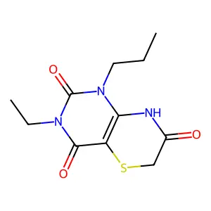 1-Piperazinecarboxamide, N,N-diethyl-4-methyl-, 4-oxide structure