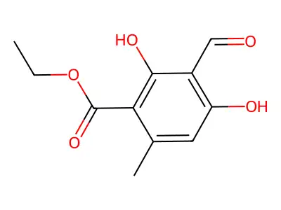 Ethyl Hematommate structure