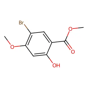 Methyl 5-bromo-2-hydroxy-4-methoxybenzoate structure