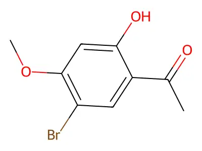 1-(5-Bromo-2-hydroxy-4-methoxyphenyl)ethanone structure