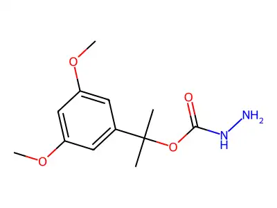 1-(3,5-Dimethoxyphenyl)-1-methylethyl carbazate structure