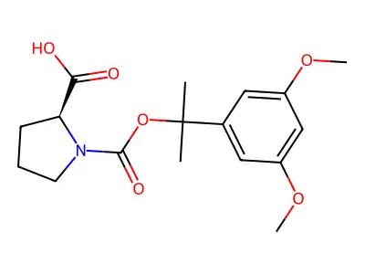 Ddz-L-proline structure