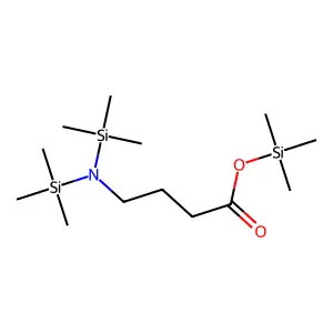 Butanoic acid, 4-[bis(trimethylsilyl)amino]-, trimethylsilyl ester structure