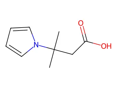 1-(furan-2-ylmethyl)-2,5-dimethyl-1H-pyrrole-3-carbaldehyde structure