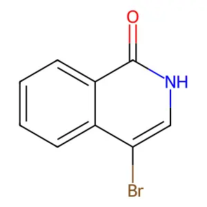 4-Bromo-1-hydroxyisoquinoline structure