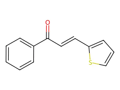 2-Propen-1-one, 1-phenyl-3-(thienyl)- structure
