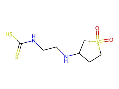 C7H14N2O2S3 structure