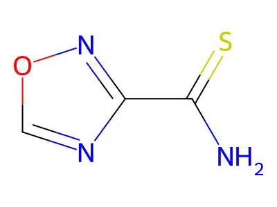 1,2,4-Oxadiazole-3-carbothioamide structure