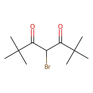 Bromo-dipivaloylmethane structure