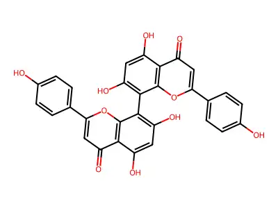 Cupressuflavone structure