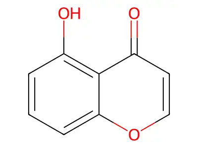 5-hydroxy-4H-chromen-4-one structure
