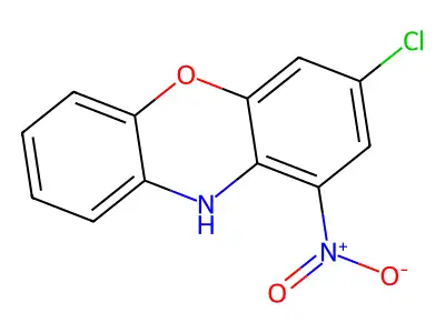 3-Chloro-1-nitro-10H-phenoxazine structure