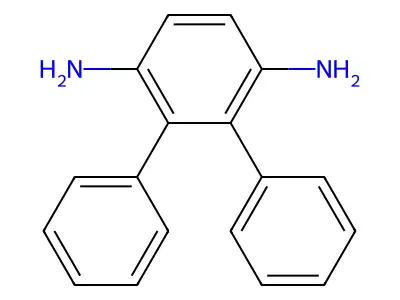 1,4-Benzenediamine, diphenyl- structure