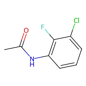 N-(3-chloro-2-fluorophenyl)acetamide structure