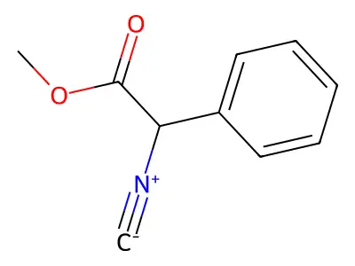 Methyl 2-isocyano-2-phenylacetate structure
