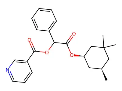 Nicotinoyl cyclandelate structure